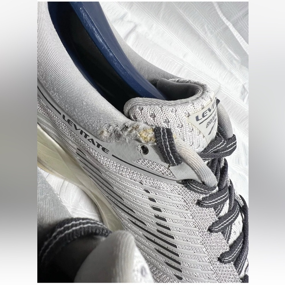 Brooks Athletic Shoes - Gray and White - Picture 4 of 6